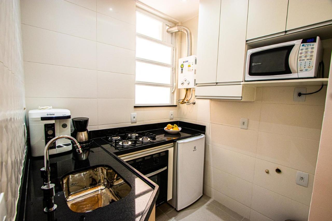 Copacabana Moderno 1 Quarto Vista Mar Рио-де-Жанейро Экстерьер фото